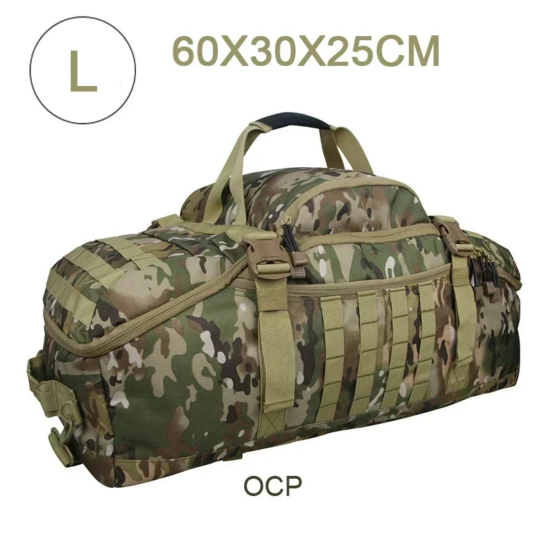 Bolsa de viaje táctica grande y mochila TrailTrek Duffle