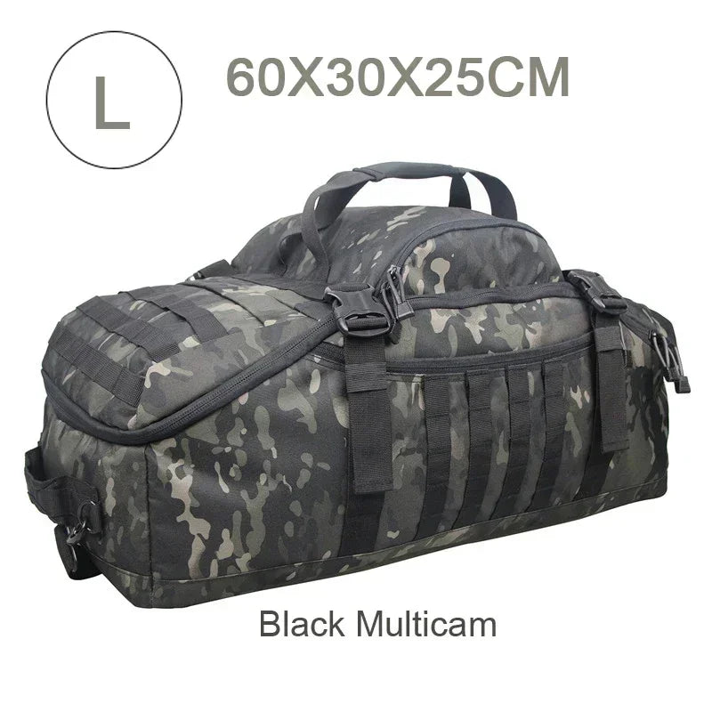 Bolsa de viaje táctica grande y mochila TrailTrek Duffle