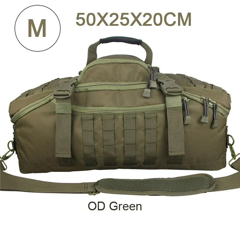 Bolsa de viaje táctica grande y mochila TrailTrek Duffle