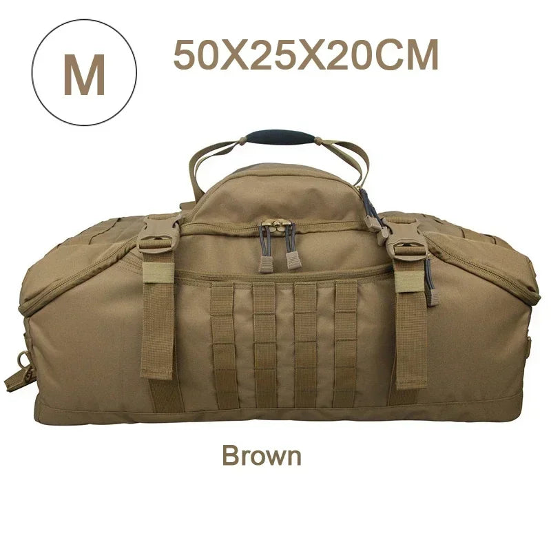 Bolsa de viaje táctica grande y mochila TrailTrek Duffle