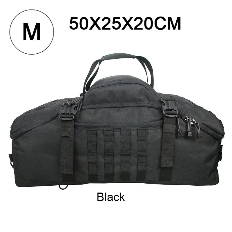 Bolsa de viaje táctica grande y mochila TrailTrek Duffle