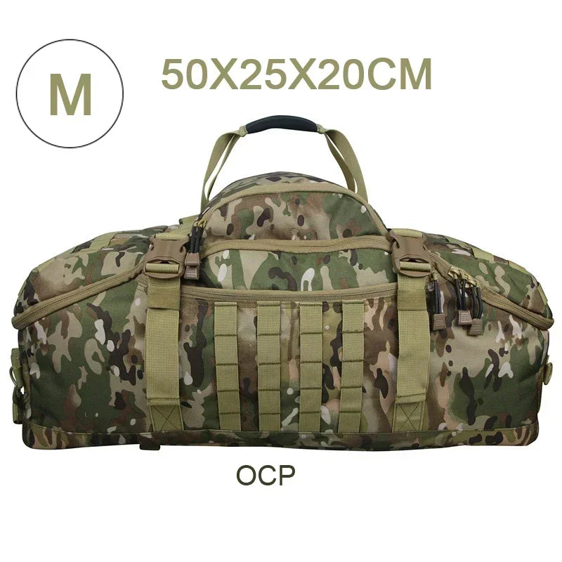 Bolsa de viaje táctica grande y mochila TrailTrek Duffle