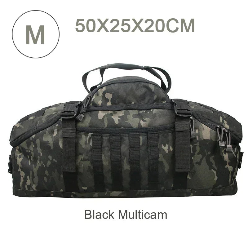 Bolsa de viaje táctica grande y mochila TrailTrek Duffle