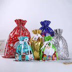 Bolsas de regalo navideñas con cordón – Pack de 5 unidades