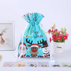 Bolsas de regalo navideñas con cordón – Pack de 5 unidades