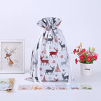 Bolsas de regalo navideñas con cordón – Pack de 5 unidades