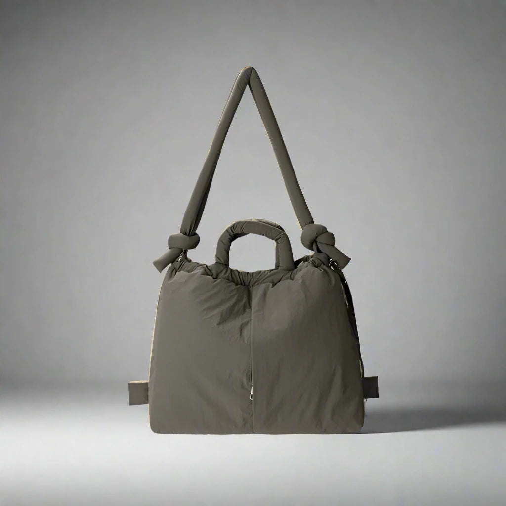 Bolso acolchado Riva con bandolera ajustable