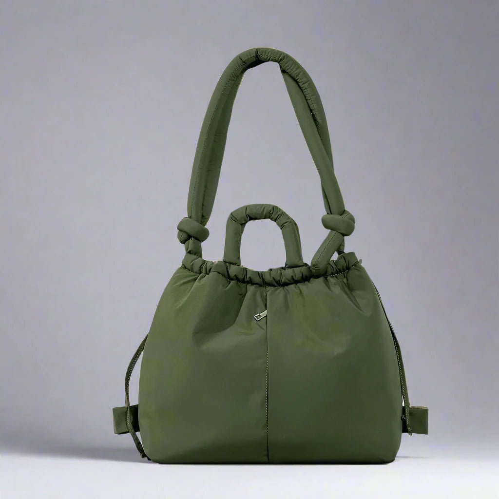 Bolso acolchado Riva con bandolera ajustable