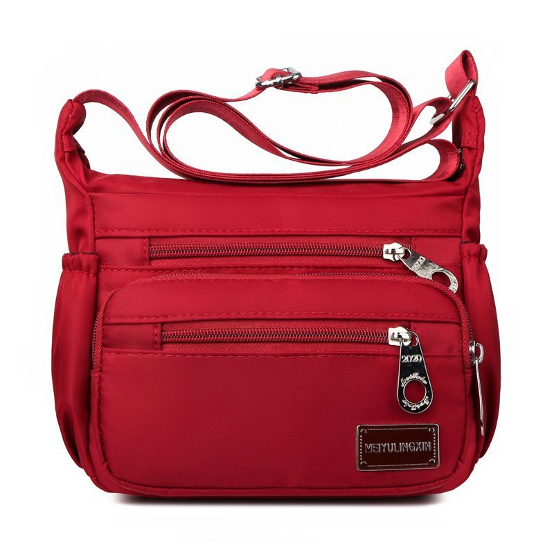 Bolso bandolera casual de nylon para mujer