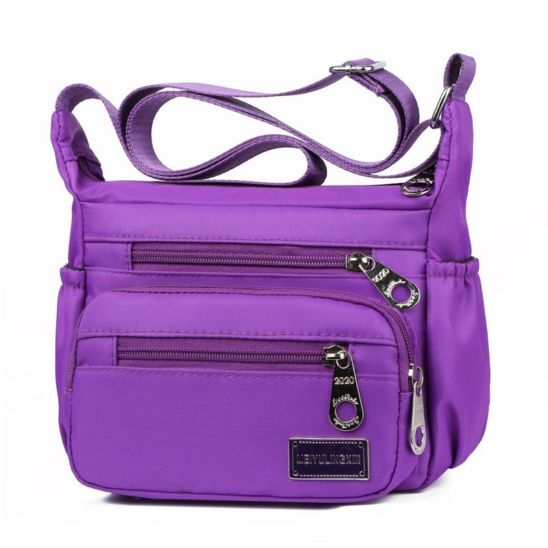 Bolso bandolera casual de nylon para mujer