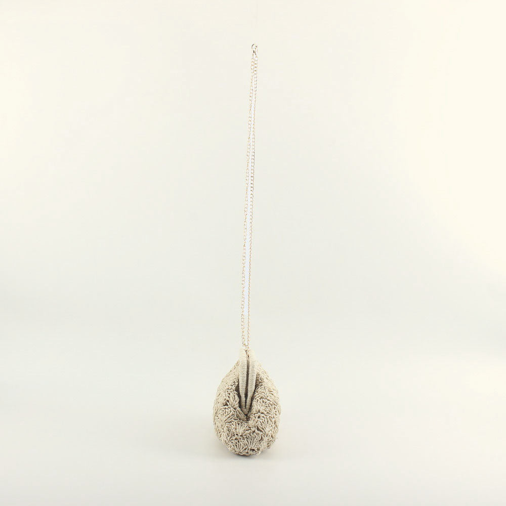 Bolso clutch de ganchillo elegante