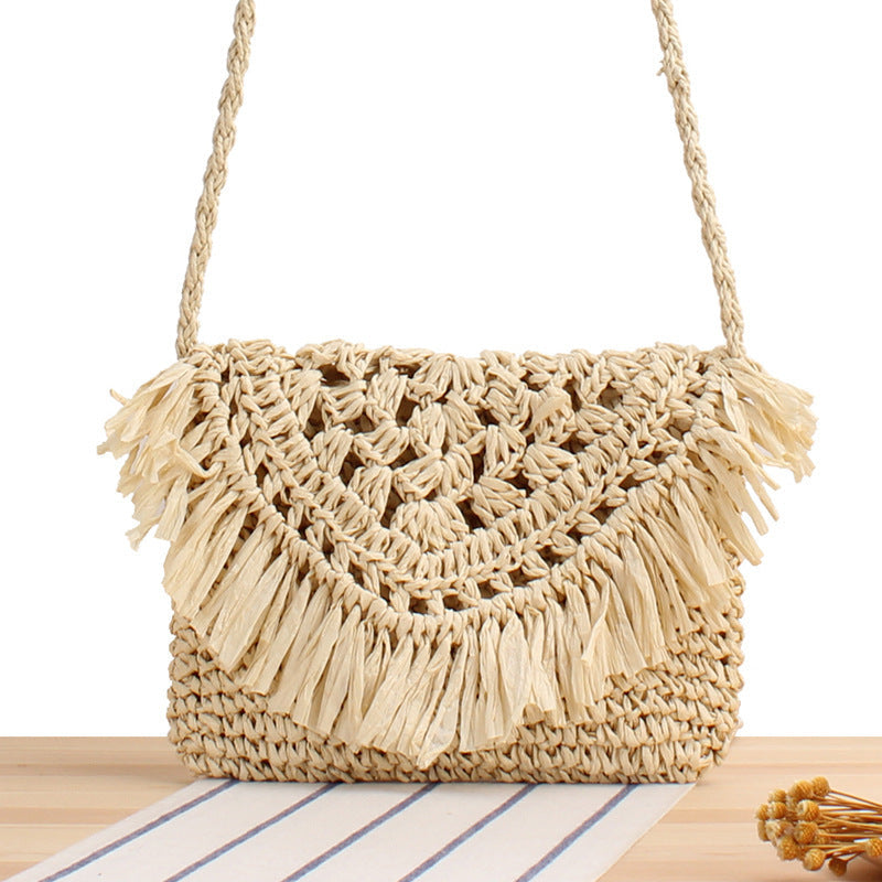 Bolso de flecos hecho a mano