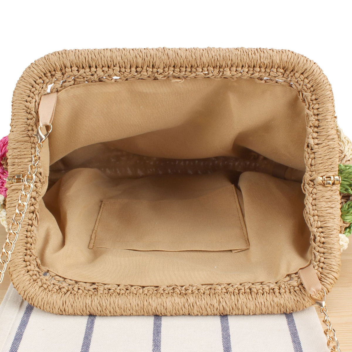 Bolso de mano con diseño trenzado creativo