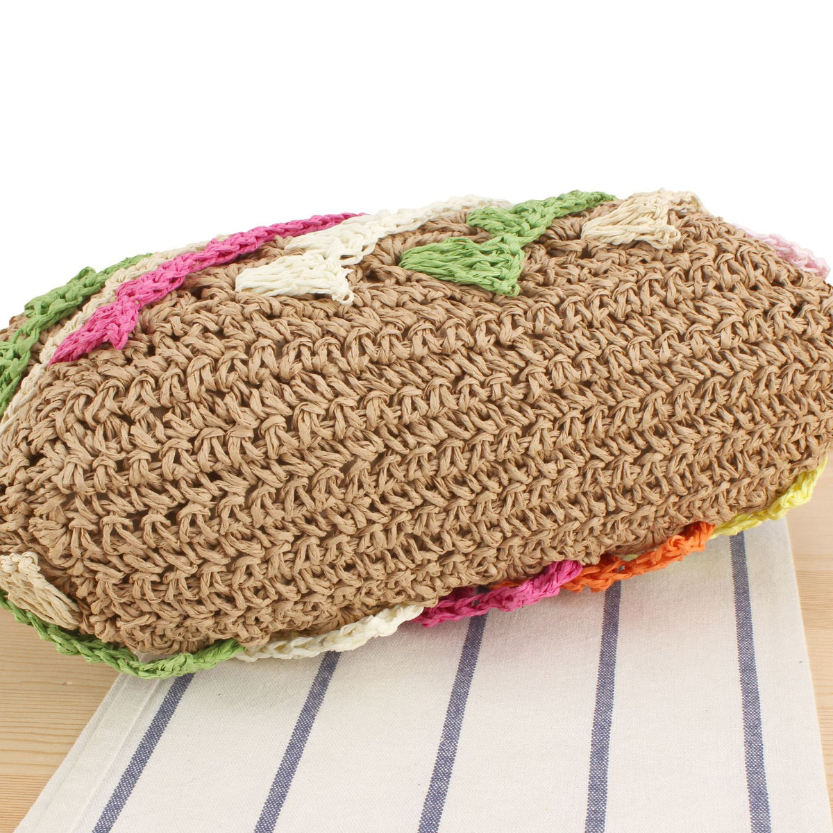 Bolso de mano con diseño trenzado creativo