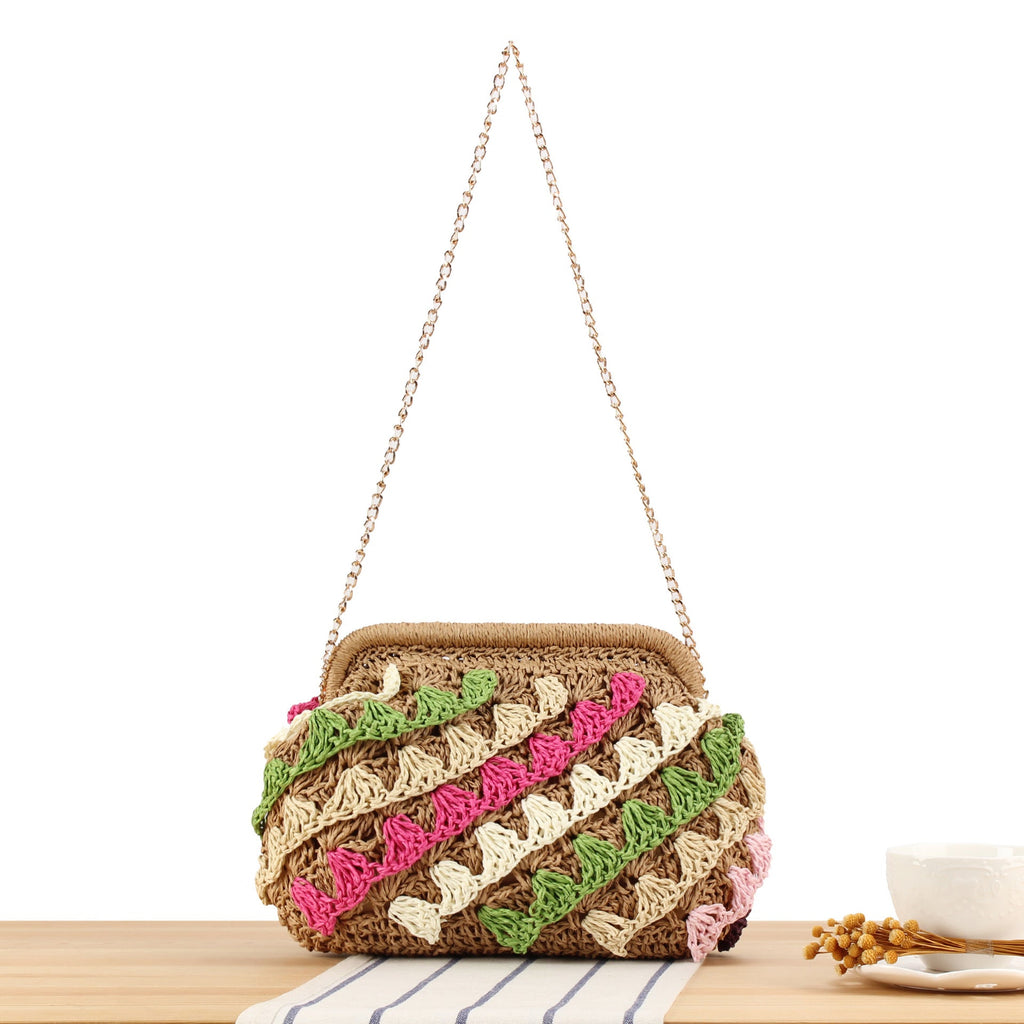 Bolso de mano con diseño trenzado creativo