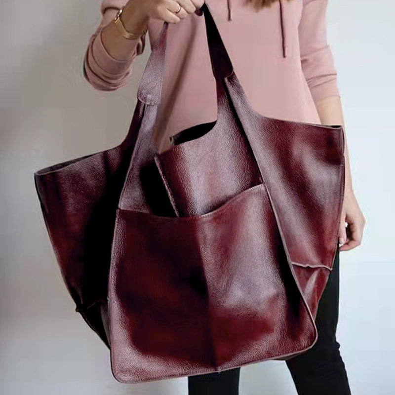 Bolso de mano oversize para mujer