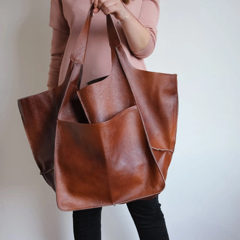 Bolso de mano oversize para mujer