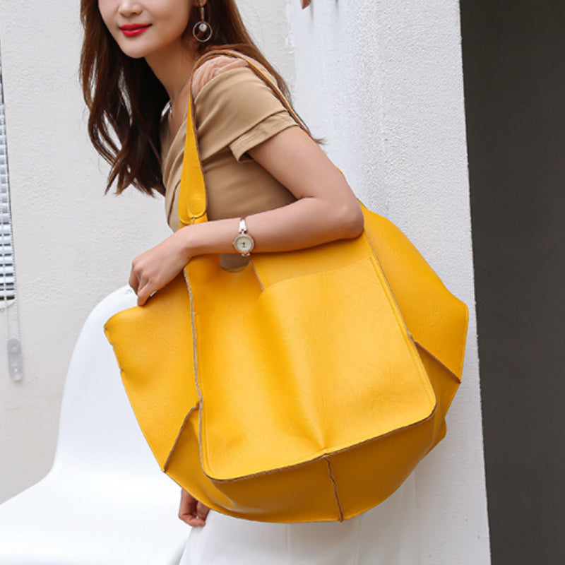 Bolso de mano oversize para mujer