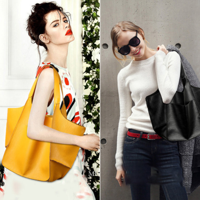 Bolso de mano oversize para mujer