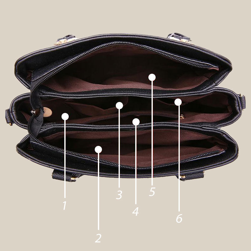 Bolso elegante para mujer con colgante de borla