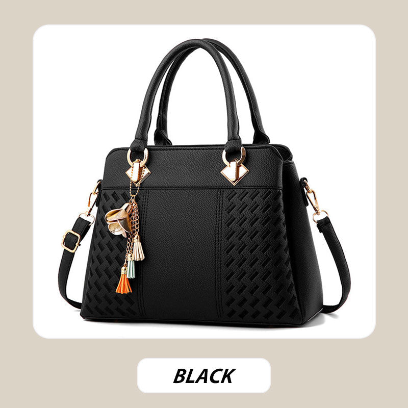 Bolso elegante para mujer con colgante de borla