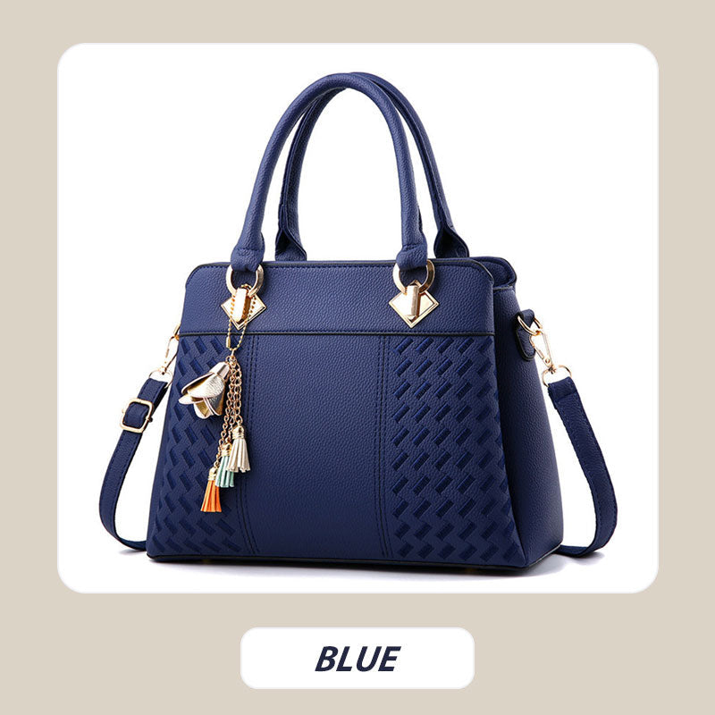 Bolso elegante para mujer con colgante de borla