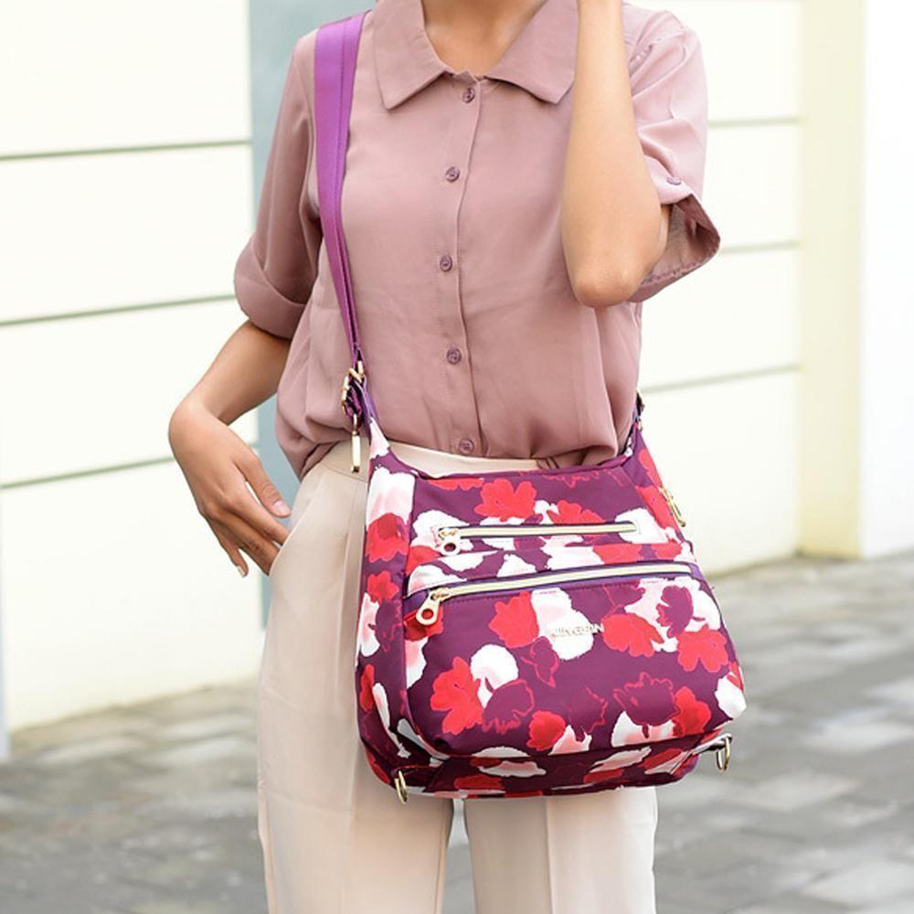 Bolso multifunción con doble cremallera