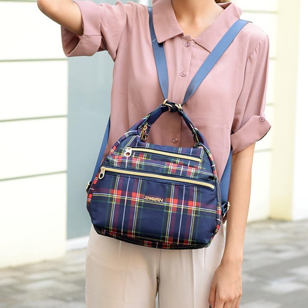 Bolso multifunción con doble cremallera