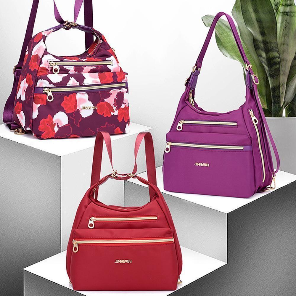 Bolso multifunción con doble cremallera