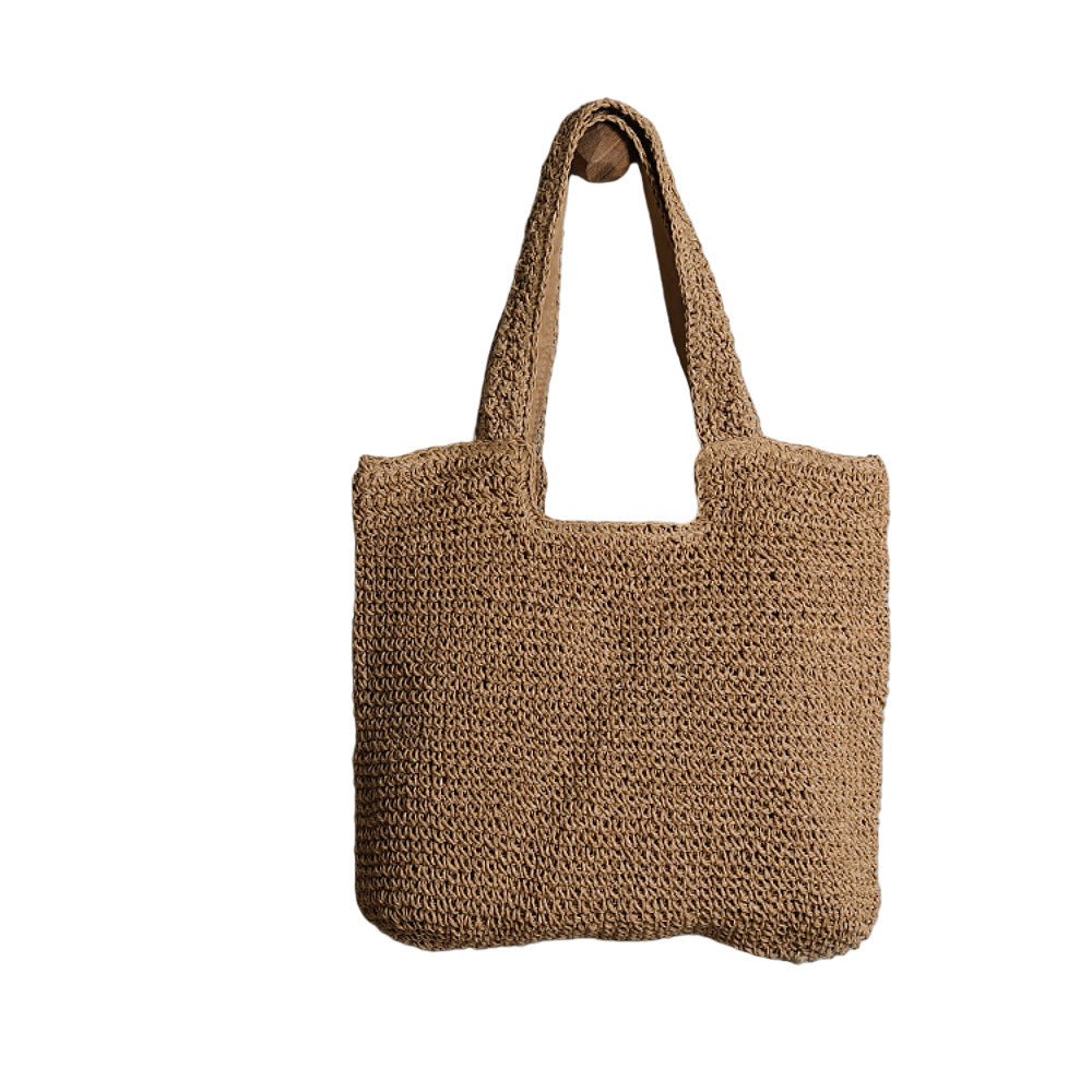 Bolso tote artesanal de material natural