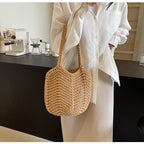 Bolso tote artesanal de material orgánico