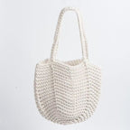 Bolso tote artesanal de material orgánico