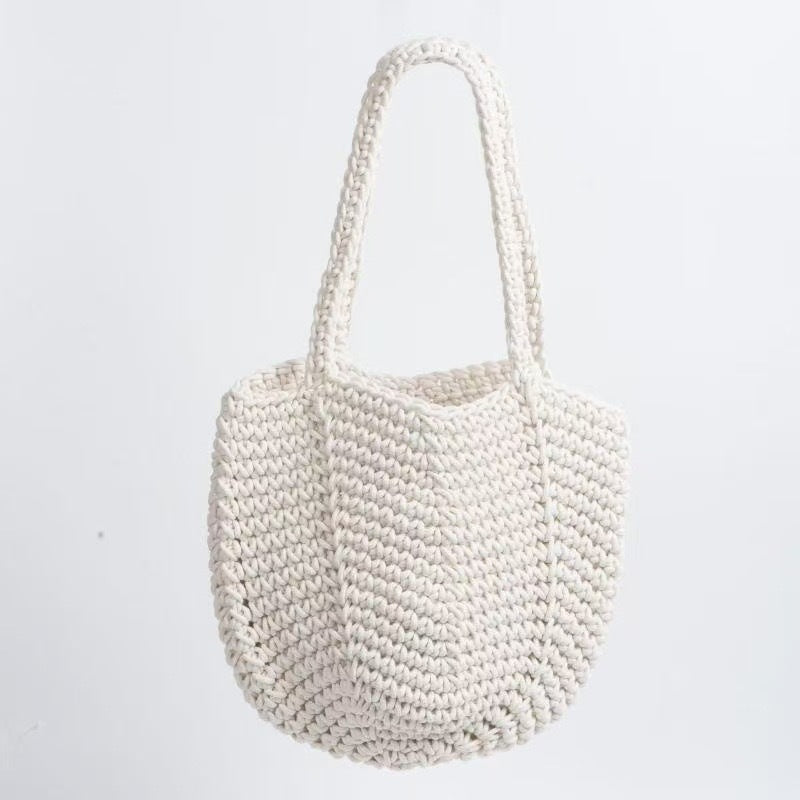 Bolso tote artesanal de material orgánico