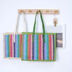 Bolso tote colorido de material sostenible