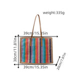 Bolso tote colorido de material sostenible