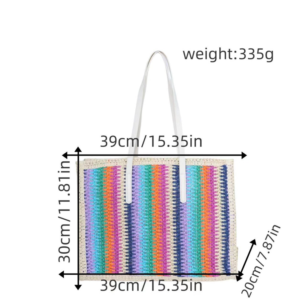 Bolso tote colorido de material sostenible