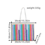 Bolso tote colorido de material sostenible