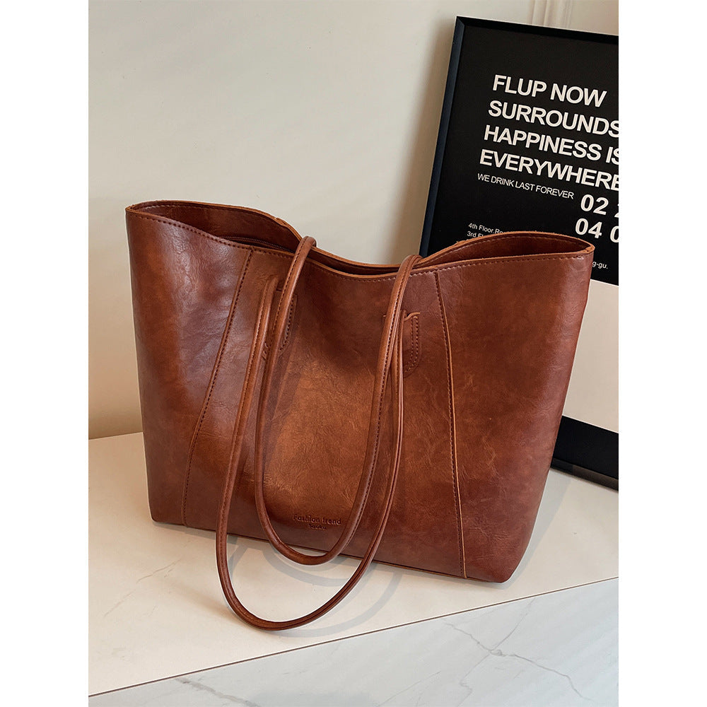 Bolso tote de piel premium