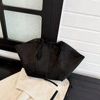 Bolso tote oversized de ante
