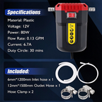 Bomba extractora de aceite eléctrica para automóvil 12V/24V