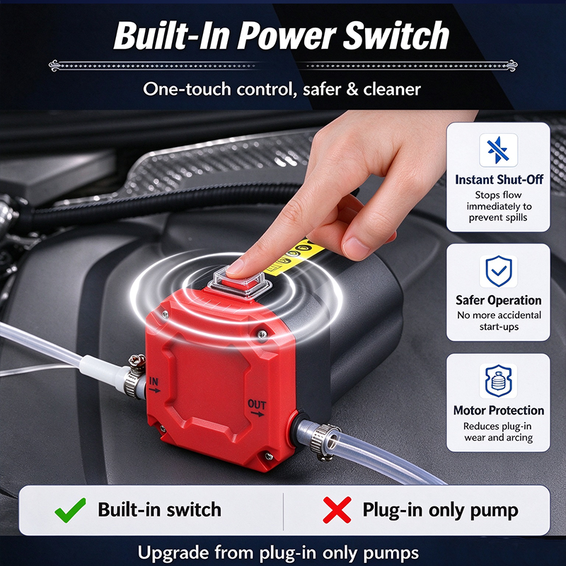 Bomba extractora de aceite eléctrica para automóvil 12V/24V