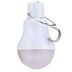 Bombilla LED con panel solar recargable para interior y exterior