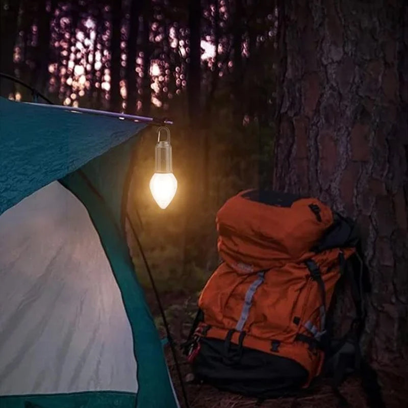 Bombilla LED recargable colgante estilo retro con carga USB-C