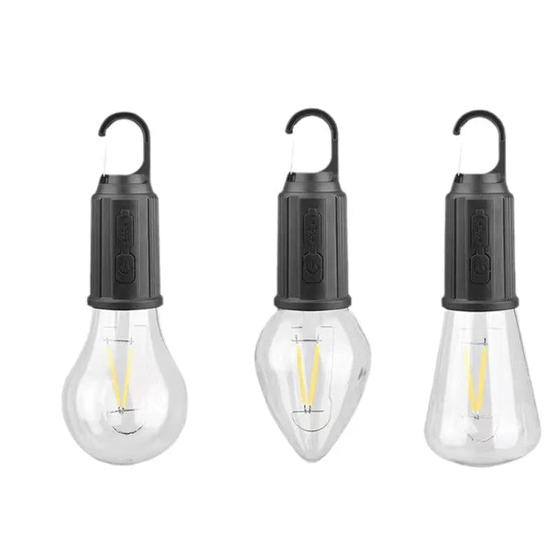 Bombilla LED recargable colgante estilo retro con carga USB-C
