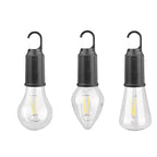Bombilla LED recargable retro con gancho para camping y exterior