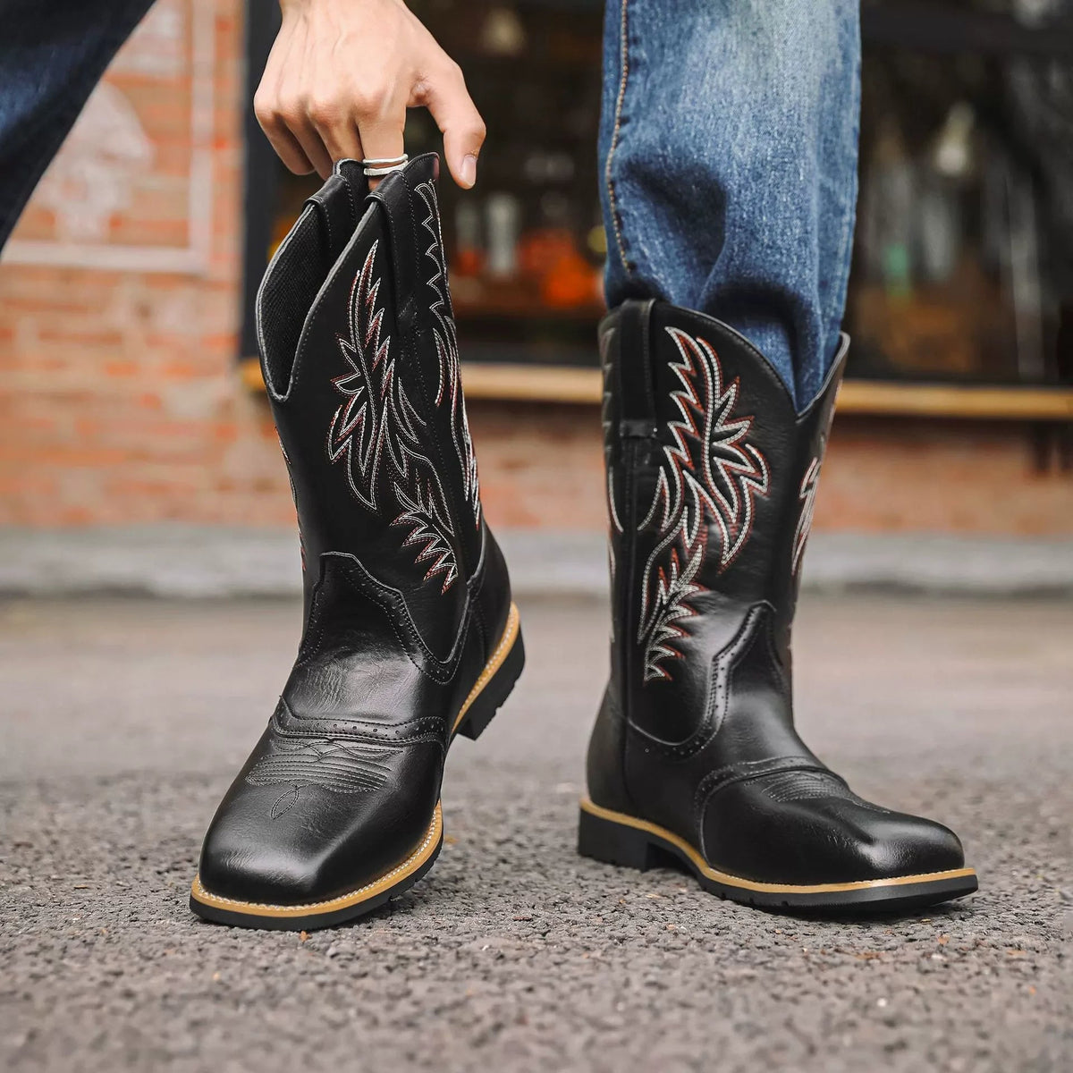 Botas cowboy de media caña