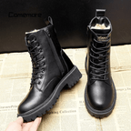 Botas elegantes de piel negra para un confort y estilo perfectos