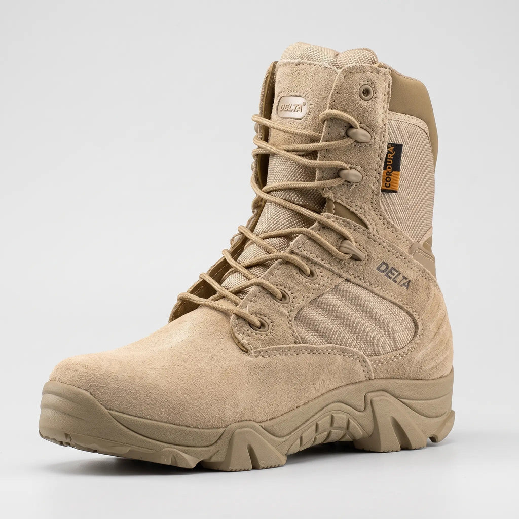 Botas militares para hombre con cremallera lateral – Botas tácticas de senderismo