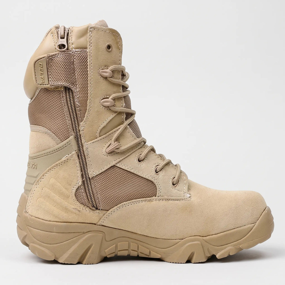 Botas militares para hombre con cremallera lateral – Botas tácticas de senderismo