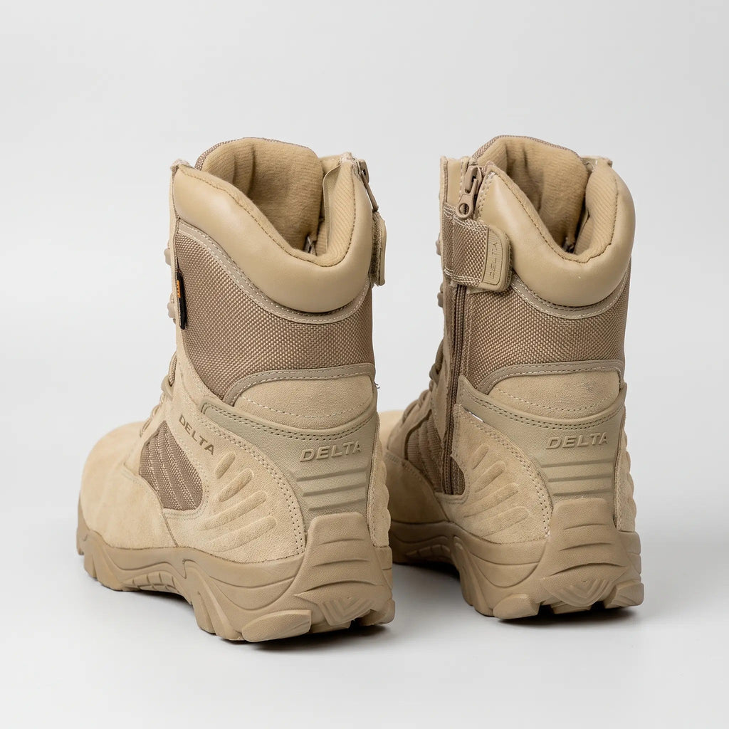 Botas militares para hombre con cremallera lateral – Botas tácticas de senderismo